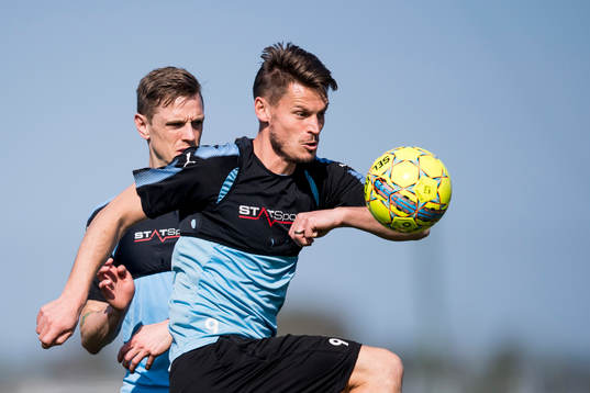Malmö FFs Markus Rosenberg och Sören Rieks