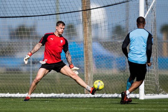 Malmö FFs målvakt Johan Dahlin