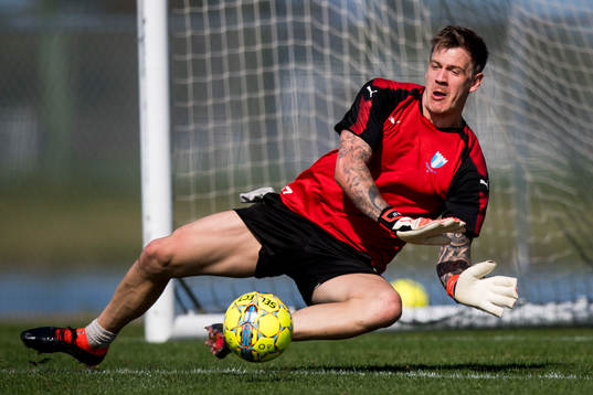 Malmö FFs målvakt Johan Dahlin
