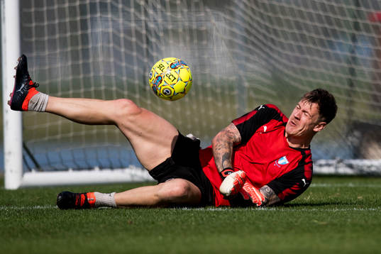 Malmö FFs målvakt Johan Dahlin