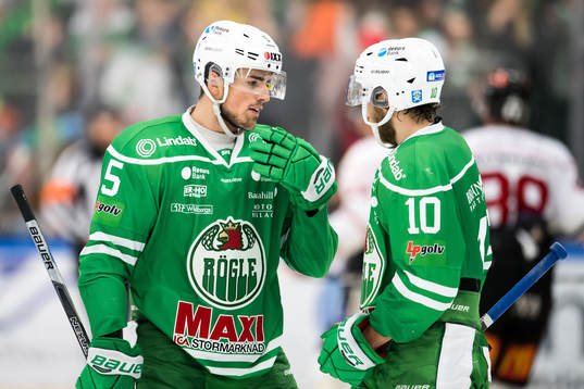 Rögles Alen Bibic och Alexander Younan