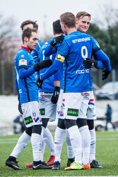 Trelleborgs Marcus Pode kramar om Anton Tideman