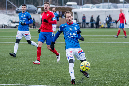 Trelleborgs Zoran Jovanovic och Deniz Hümmet mot Östers