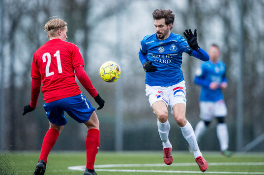 Östers Filip Örnblom mot Trelleborgs Sebastian Ohlsson