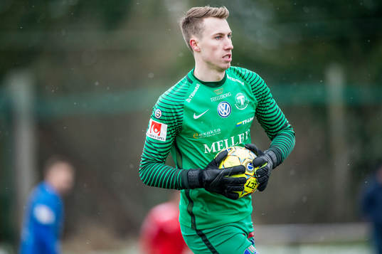 Trelleborgs målvakt Dennis Petersson