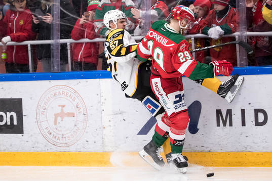 Skellefteås Emil Djuse och Moras Marcus Fagerudd  i