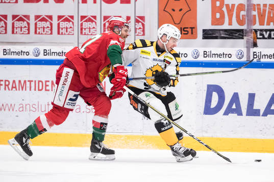 Moras Matt Bailey och Skellefteås Anton Öhman  i