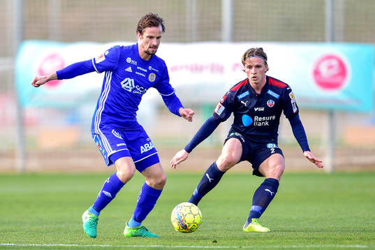 Sundsvalls Linus Hallenius och Helsingborgs Carl Johansson