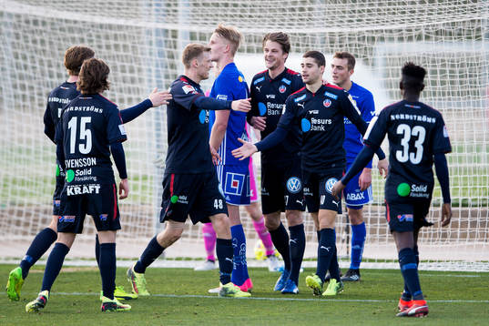 Helsingborgs Mattias Almeida jublar