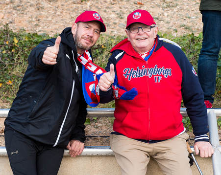 Supportrar från Helsingborg