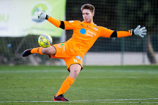 Helsingborgs målvakt Kalle Joelsson