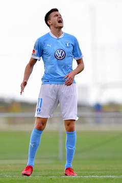 Malmö FFs Alexander Jeremejeff deppar