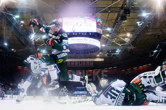 Färjestads målvakt Lars Haugen