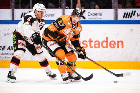 Malmö Redhawks Tuukka Mäntylä  och Karlskronas