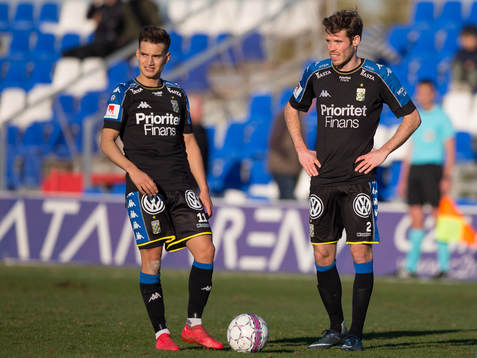 IFK Göteborgs Amin Affane och Emil Salomonsson
