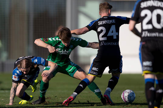 IFK Göteborgs Elias Mar Omarsson  och Sebastian Ohlsson