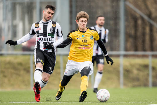 Landskronas Igor Arsenijevic och Lunds Måns Hofvander