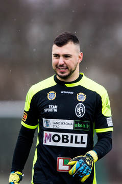Landskronas målvakt Amr Kaddoura