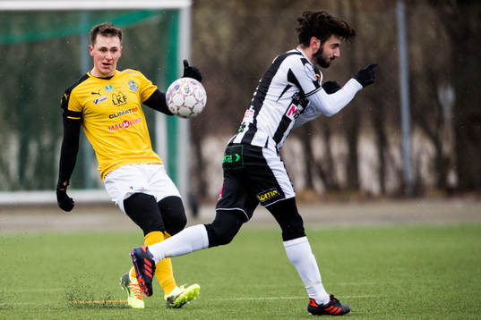 Lunds Simon Nilsson och Landskronas Igor Arsenijevic