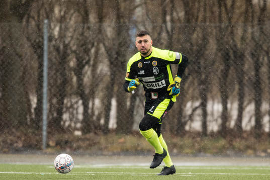 Landskronas målvakt Amr Kaddoura