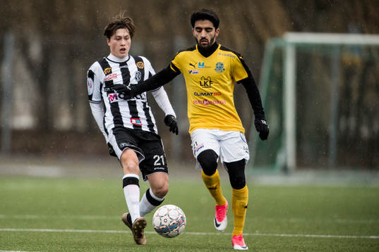 Landskronas Kevin Jensen och Lunds Noraollah Amiri