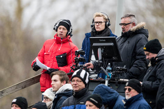 Helsingborgs Dagblads reportrar Mattias Hjälm och Eric