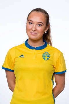 Elsa Törnblom i F17-landslaget