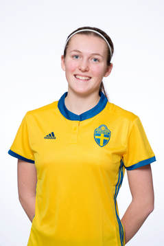 Louise Hayden i F17-landslaget