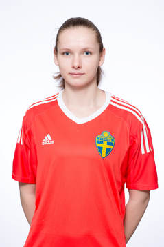 Anna Larsson, målvakt  i F17-landslaget