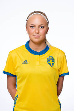 Sara Lilja Vidlund i F17-landslaget
