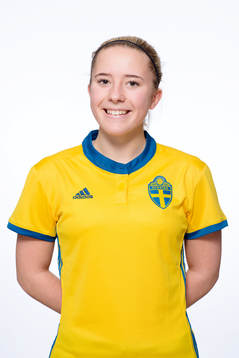Clara Härdling i F17-landslaget
