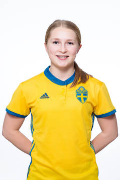 Hanna Andersson i F17-landslaget