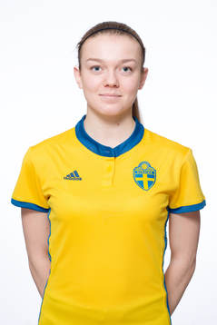 Beata Olsson i F17-landslaget
