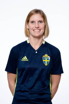 Sofia Skenk, fysioterapeut i F17-landslaget