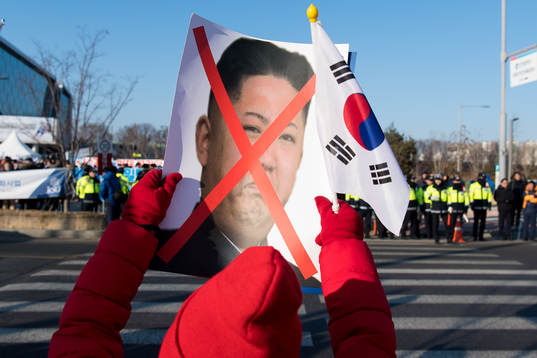 People are demonstrating