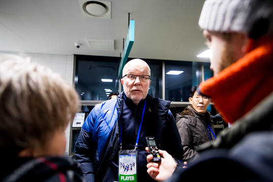 Leif Boork, head coach of Sweden