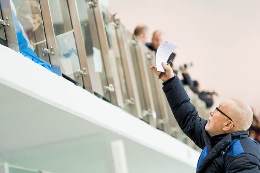 Leif Boork, head coach of Sweden