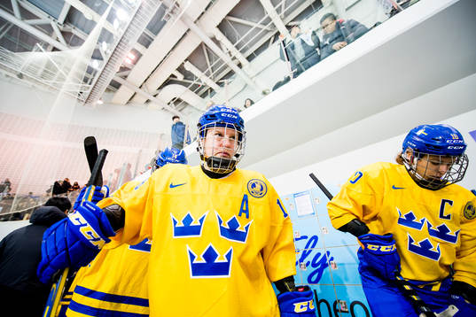 Pernilla Winberg of Sweden and Emilia Ramboldt of Sweden