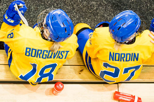 Anna Borgqvist of Sweden and Emma Nordin of Sweden