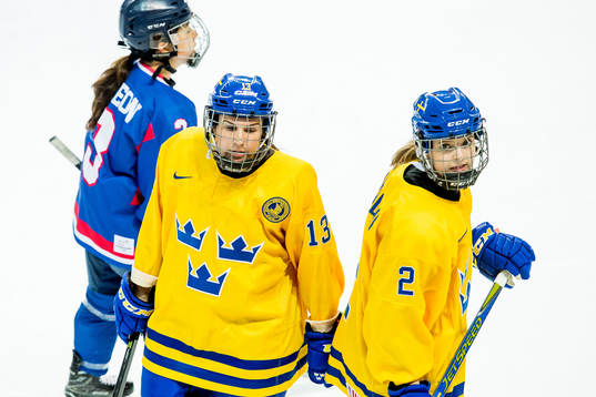 Elin Lundberg of Sweden and Emmy Alasalmi of Sweden