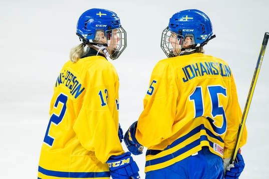Maja Nylén-Persson of Sweden and Lisa Johansson of Sweden