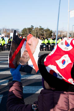 People are demonstrating