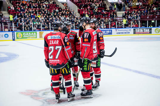 Malmö Redhawks spelare deppar