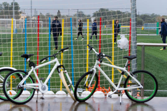 Cyklar i regnet