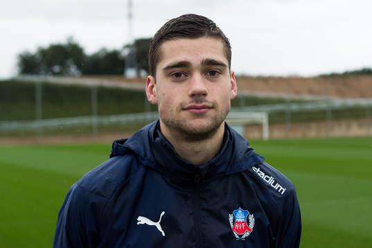 Helsingborgs Mattias Almeida på ett träningsläger