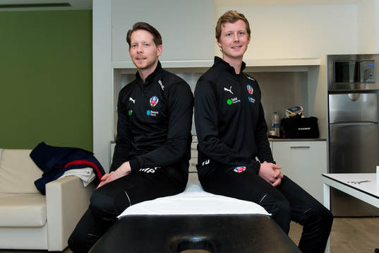 Helsingborgs medicinska team, Markus Pettersson och Victor