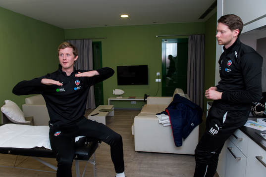 Helsingborgs medicinska team, Markus Pettersson och Victor