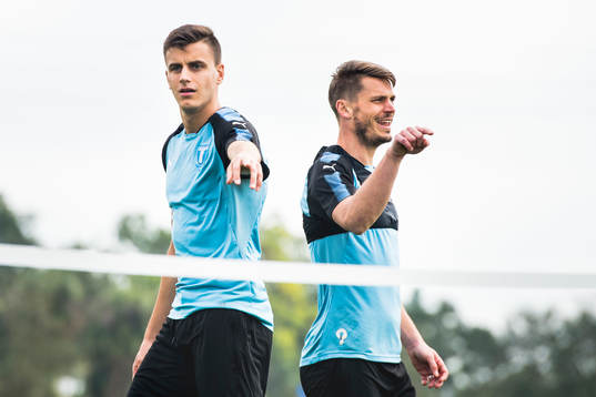 Malmö FFs Alexander Jeremejeff och Markus Rosenberg