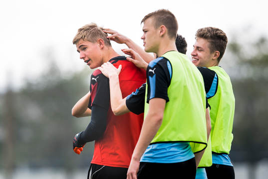 Malmö FFs målvakt Mathias Nilsson