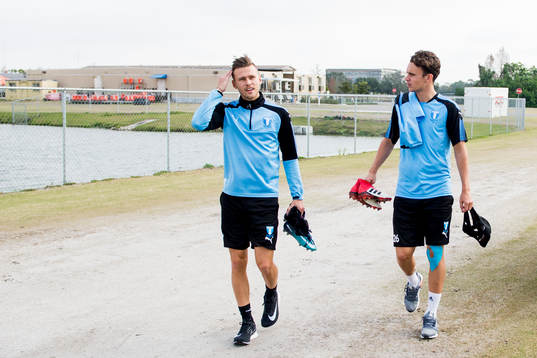 Malmö FFs Arnór Ingvi Traustason och Andreas Vindheim